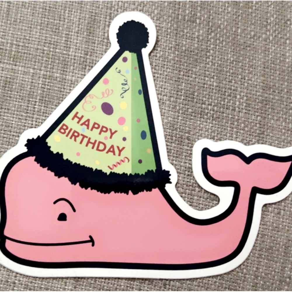 birthday vineyard vines sticker
